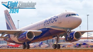 Flight Simulator 2024: Fenix A320 | Bengaluru ✈ Abu Dhabi | RTX 4090 | IndiGo Full Flight