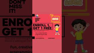 Scratch Coding for Kids | Enroll 1 Get 1 FREE! | Game Making for Ages 8–12