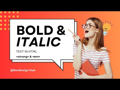 HTML formatting tags | how to bold and italic text in HTML | HTML 5 tutorial