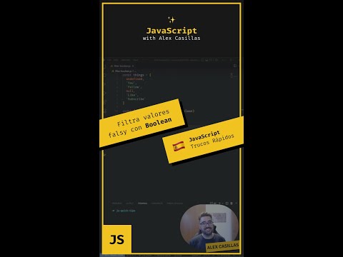 Filtra valores falsy de un array | JavaScript | ES 🇪🇸