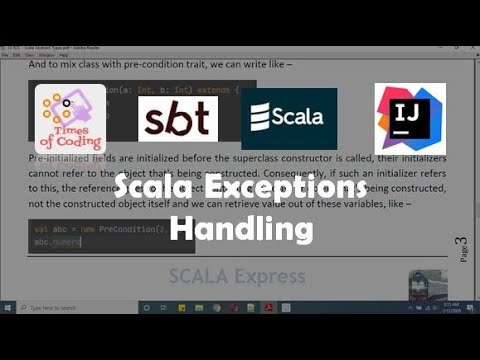 TOC - SCALA Express | 13 Scala Exceptions Handling