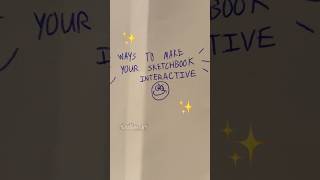 6 INTERACTIVE SKETCHBOOK IDEAS #shorts #trending #art #sketchbook #fyp #viralvideo #drawing #artist