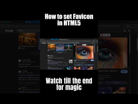 How to add favicon in your website #coding #html #favicon #programming