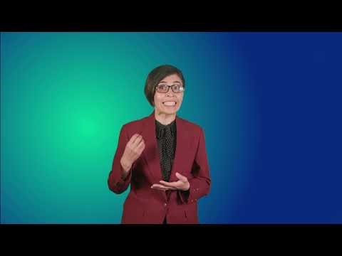Single Presenter in studio with overlay text and graphics /images ( Spanish)