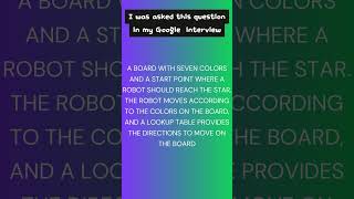 Google interview Question