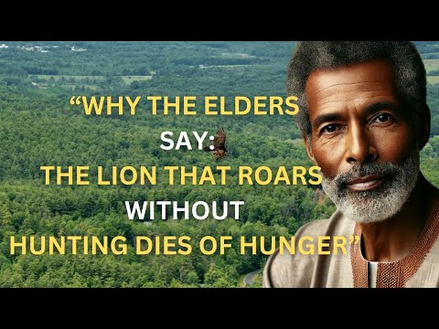 "Why The Elders Say: ‘The Lion That Roars Without Hunting Dies of Hunger’ – A Stoic Truth"