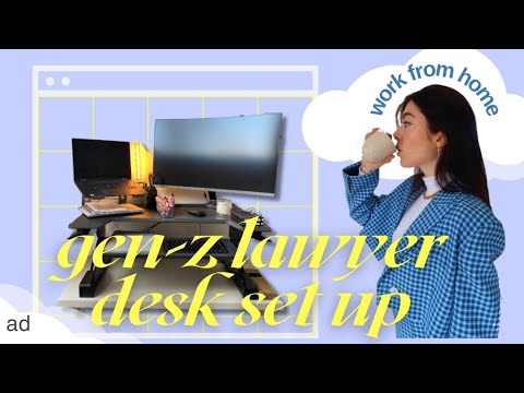 my trainee lawyer 2021 WFH set-up 👩🏻‍💻⚖️