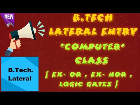 EX- OR , EX- NOR , Logic GATES Class || IPU, DTU, UPLEET, PULEET, HARYANA,ONLINE Leet Class in Hindi