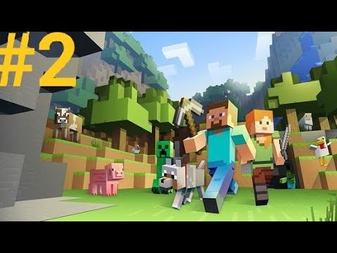 #2 Two dog team in Minecraft mobile gameplay.
