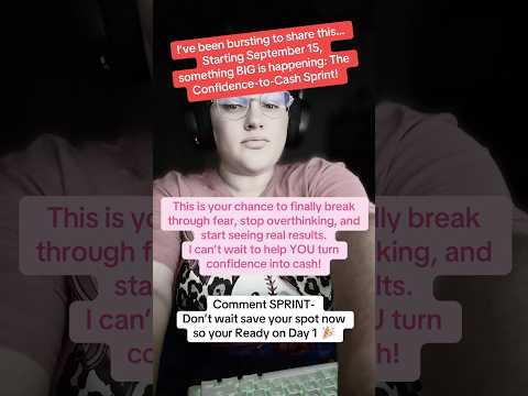 Comment SPRINT.  get Ready before Day 1 #makemoneyonline #digitalmarketing #workfromhome
