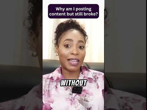 Posting but still broke?