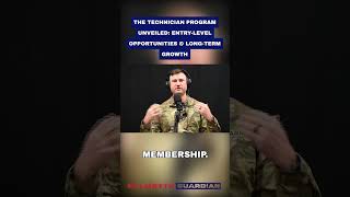 The Technician Program Unveiled: Entry-Level Opportunities & Long-Term Growth  #army #nationalguard