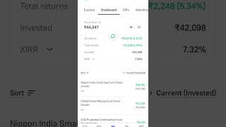 My Mutual Fund Portfolio as on 16th Oct 2025. #growwwithgroww #investment #mutualfunds