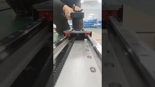 2 sliders rack and pinion linear motion actuator assembly #cartesianrobot  #linearactuator #factory