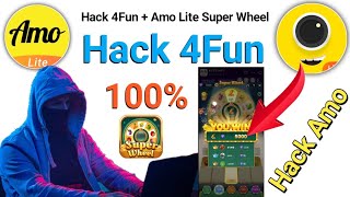 "Hack 4Fun + Amo Lite Super Wheel Ko Hack Karo! 100% Working Trick | Unlimited Coins & Spins"