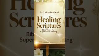 Healing scriptures | God's miraculous word | Bible verses for supernatural Healing