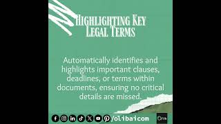 AI for Document Summarization in Legal Firms #olibai #education #innovationinai #communication #olib