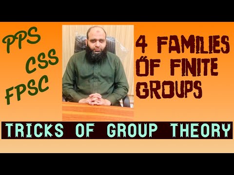 4 Families of Finite Groups | Group L3 | PPSC FPSC CSS |The Center for Pure Mathematics