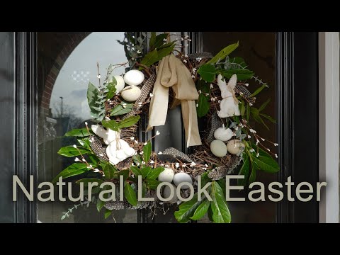 Easter decorate with me 2024 | Natural look | Easter decor