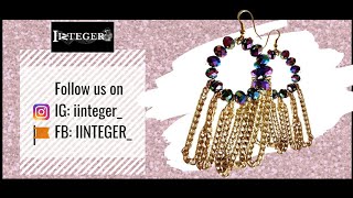Super easy Crystal-Chain earring tutorial for beginners.