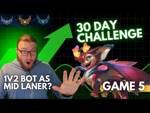 Day 3 – Smolder 1v2 Bot Lane | Can I Carry as a Silver in High Plat? | 30-Day League Climb Challenge