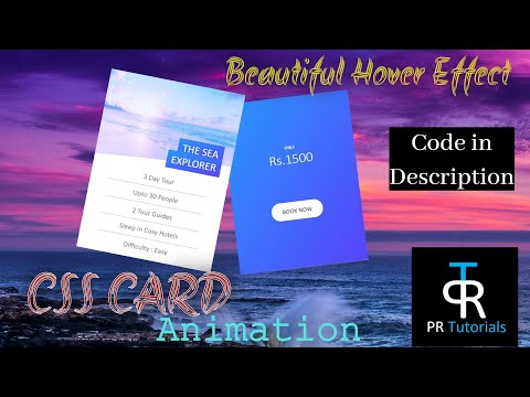 CSS card animation 1, beautiful hover effect ,front-end css card