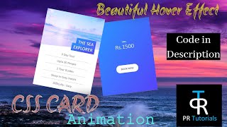 CSS card animation 1, beautiful hover effect ,front-end css card