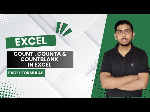 COUNT, COUNTA & COUNTBLANK Functions in Excel | Excel Tips for Beginners