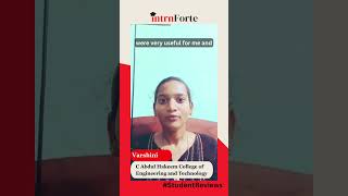 Varshini’s Full-Stack & Python Internship Journey | Abdul Hakeem College
