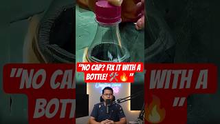 No Cap on Your Jerrycan? Here’s the Genius Fix! 🛠️ #DIYHack
