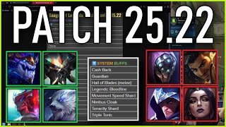 Nemesis reacts to PATCH PREVIEW 25.22! LONG LIST OF CHANGES!