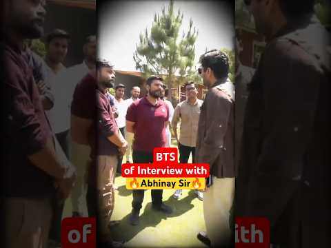 BTS of interview with @ABHINAYMATHS sir | SSC CGL 2024 Selected vs Unselected students