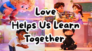 Love Helps Us Learn 💕 | Curiosity, Kindness & Self-Control Songs for Kids | SEL Music