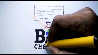 BigCheques.com Logo Development - Speed Illustration of Brand Logo Design v3