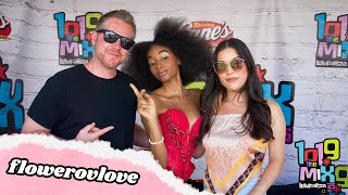 Enhancing the Plot with flowerovlove Backstage at Lollapalooza!