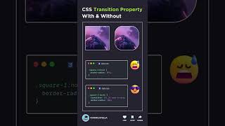 🤯🔥 CSS Transition Property Explained #cssanimation #css