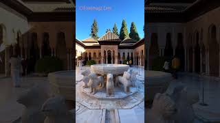 Alhambra Palace and Fortress, Granada, Spain #alhambra #travel #spain #granada