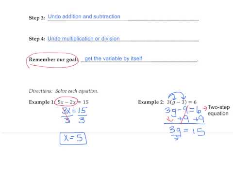 Multi-Step Equations