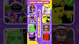 Guess Meme Song |Catnap, gegagedigedagedago, Huh Cat #memesong #catnap  #funny #disneyquiz #memes