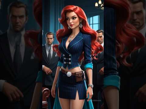 DISNEY PRINCESSES as UNDERWORLD BOSSES💀 #shorts #ai #hybrid