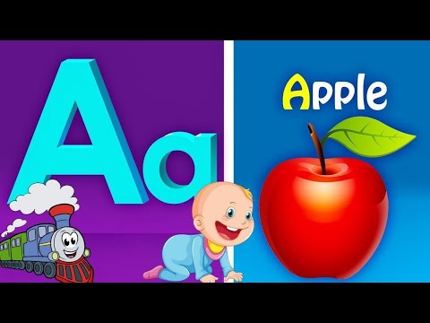 A for Apple🍏, B for 🏀, C for 🐱, Phonic song for kids/Toddlers, #nurseryrhymes #abcd #kidssong.