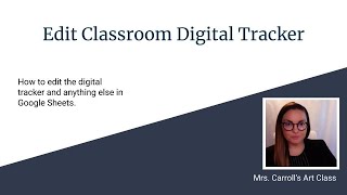 Edit Digital Tracker: Google Sheets