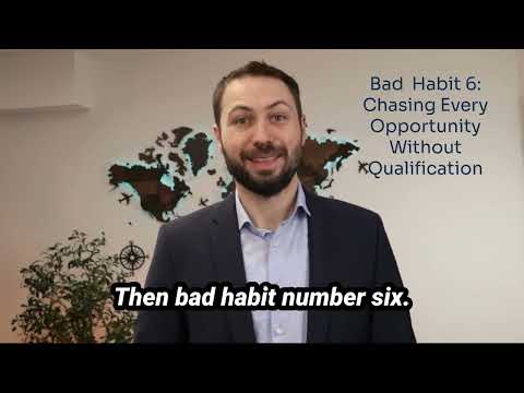 Bad Habits That Could Hinder Your PreSales Success