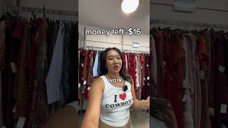 THRIFTING an outfit for $25 CHALLENGE?! 🤯 #thrifthaul #thrifted #thrift #thriftwithme #thrifting