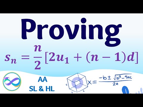 How To Derive The Formula For The Sum Of an Arithmetic Series | IB Math AA SL/HL