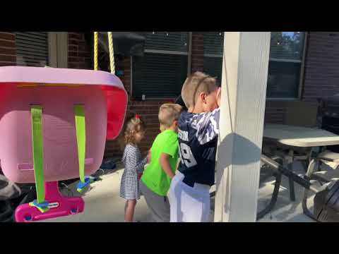 Boxer Meets Children