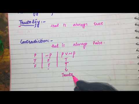 |Discrete mathematics|tautology and contradiction easy explaination