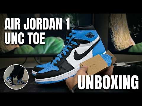 Nike Air Jordan 1 High Unboxing| UNC Toe |  🧊 @Culture-Circle 
