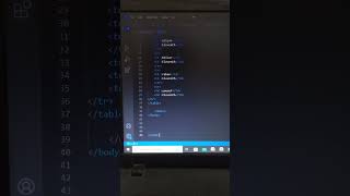HTML  (table tag) code for creating tables in html            #computerscience #html #tabletag  #css