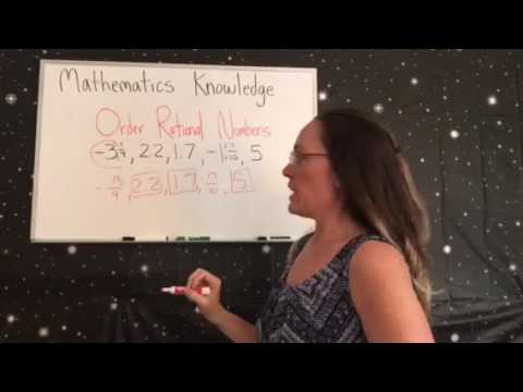 Order Rational Numbers